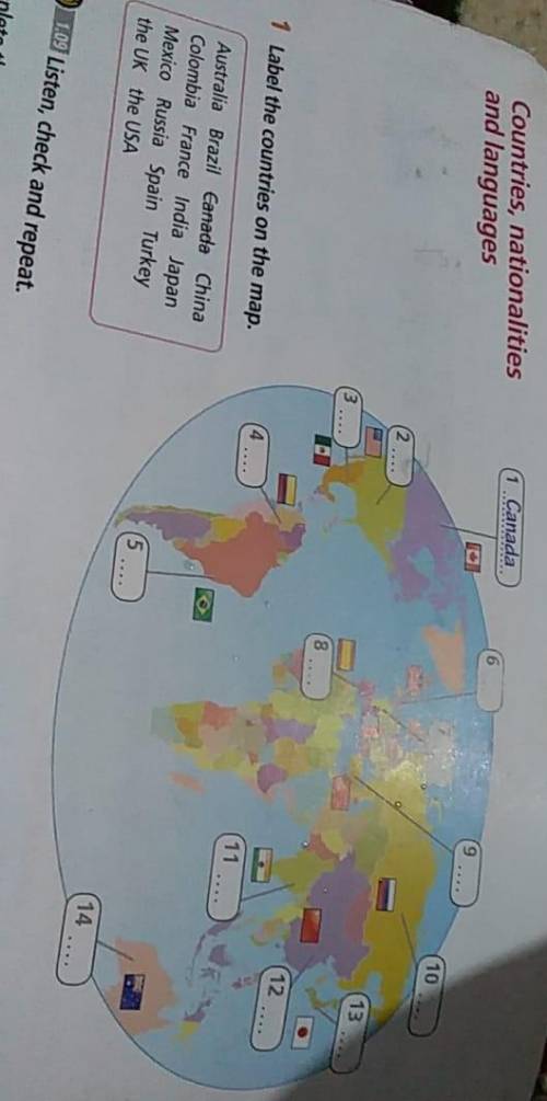 Countries, nationalities and languages