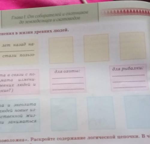 3. Определите изменения в жизни древних людей. Около 100 тыс. лет назад на- чался период и древние