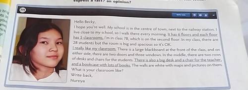 6.5.2.1 Сompare your class to Nurziya's Think about: where your classroom is, number of students, wh