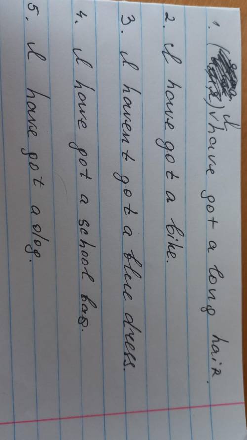 Task 5 (15 points), Make questions from the given words. Example: 0. Sue a big got house has? Has Su