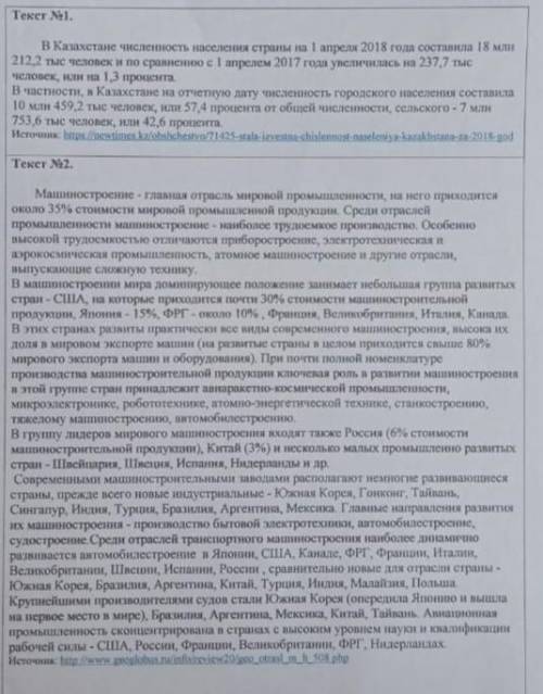 Задание 1. Используя текст 1 представьте результаты исследования. 1.выберите график изображающий инф