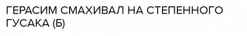 На какую степенную птицупоходил геросим?