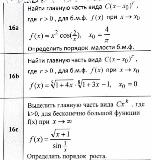 начала математического анализа,