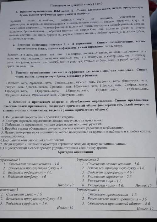 Привет сделай все четыре можно два три главное в титради и расписано добавлю балы за 4 задания Это 7