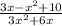 \frac{3x-x^{2} +10}{3x^{2} +6x}