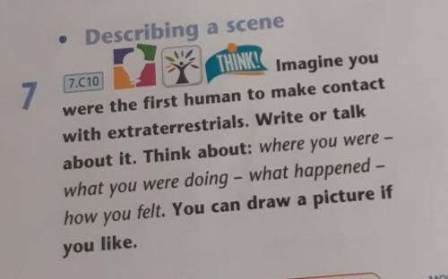 Imagine you were the first human to make contact with extraterrestrials. Write or talk about it. Thi