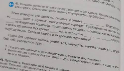 Русский язык Бреусенко Матохина упражнения 47 страница 34