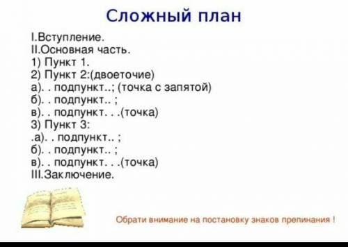 Сложный план по теме Станционный смотритель