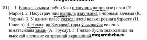 Сделайте синтаксический разбор подчёркнутых словосочетаний