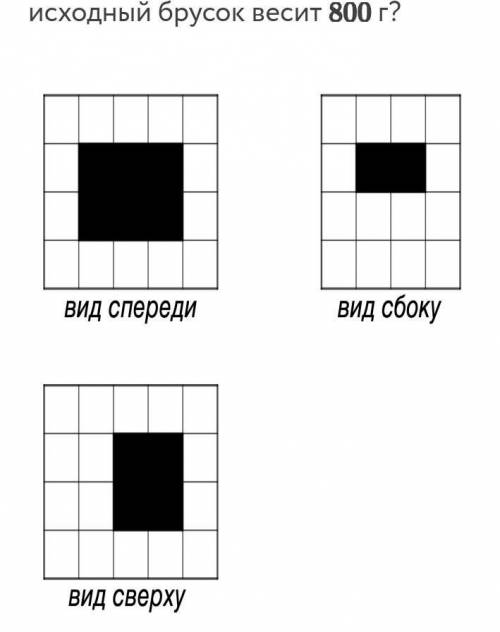 В бруске размером 5 × 4 × 4 проделали три сквозные «шахты», параллельные его ребрам (входы в «шахты»