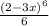 \frac{(2-3x)^{6} }{6}