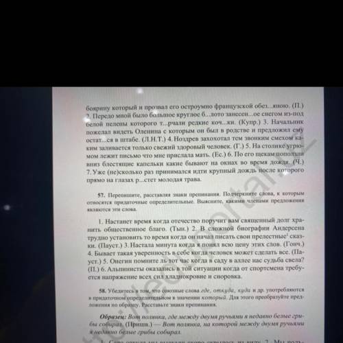 Упр 56. Перепишите, растравляя знаки применения и пропущенные буквы. Определите, какими членами пред