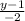 \frac{y-1}{-2}