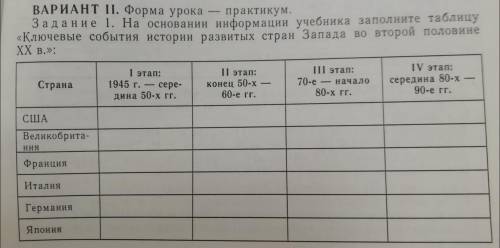 Страна 1 этап: 1945 г.— середина 50-х гг.II этап: конец 50-х — 60-е гг.III этап: 70-е— начало 80-х г