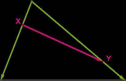 Точка X делит сторону AB в отношении AX:XB=5:3, точка Y делит сторону BC в отношении BY:YC=5:3. Разл