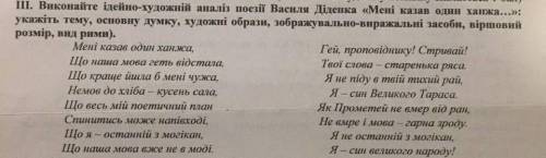 Виконайте ідейно-художній аналіз поезії Василя Діденко «Мені казав один ханжа...»: укажіть тему, осн