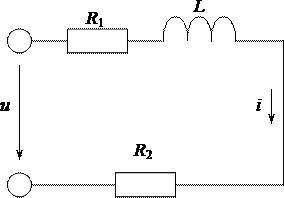 Дано: u = 564 sin ωt; R1=8 Ом; R2=8 Ом; L=0,0383 Гн; f=50 Гц. Определить: I; S; P; Q. Построить вект