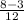 \frac{8-3}{12}