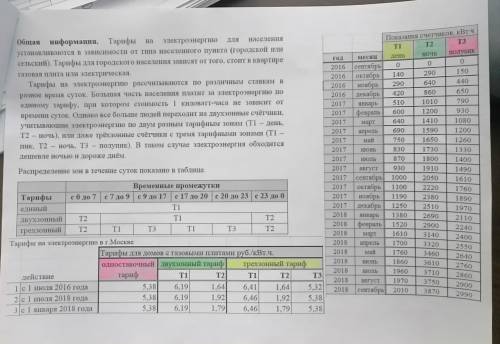 ОЧЕНЬ ! Вариант 2.1. Сколько Иван Р. заплатил за электричество в мае 2017 года? 2. Спустя сколько ме