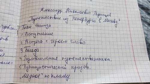 Анализ главы медное Радищева Путешествие из Петербурга в Москву По плану Смотри закреп