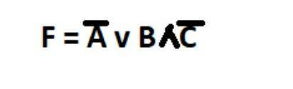 Составьте логическую схему для заданного выражения: