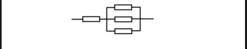 Чему равно общее сопротивление участка цепи, изображенного на рисунке, если сопротивление каждого пр