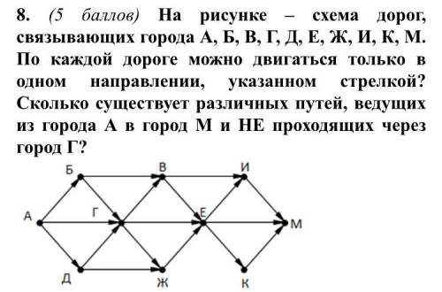 Сколько существует различных путей?