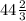 44\frac{2}{3}