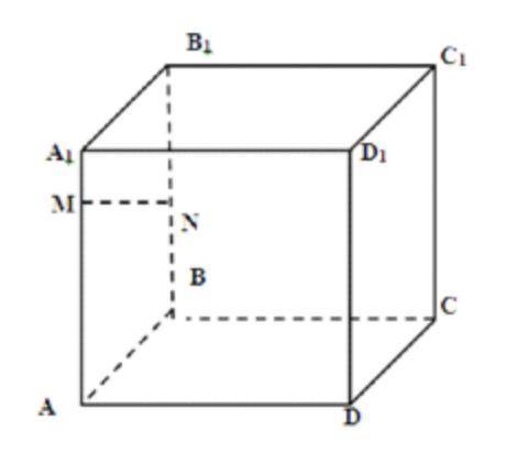 Дан куб ABCDA1B1C1D1. Сколько плоскостей, определяемых всеми гранями куба, пересекает прямая MN, есл