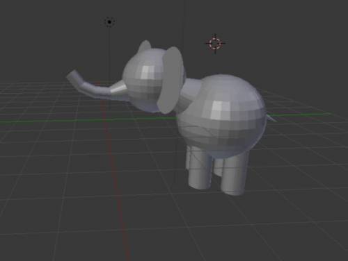 Хто може зробити такого слона в Blender Будьласка