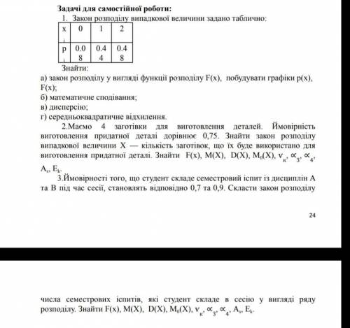 До іть зробити завдання з теорії ймовірностей