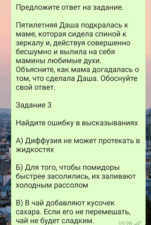 Предложите ответ на задание. Пятилетняя Даша подкралась к маме, которая сидела спиной к зеркалу и, д