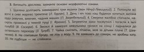 До іть будь ласка Виписати форми дієслова і у дужках вказати , яка це форма і морфологічні ознаки ді