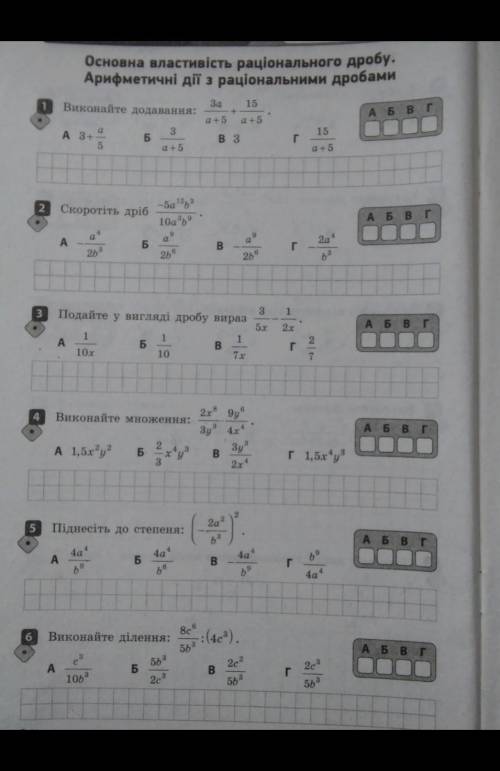 АЛЬГЕБРА ТЕРМІНОВО тестування