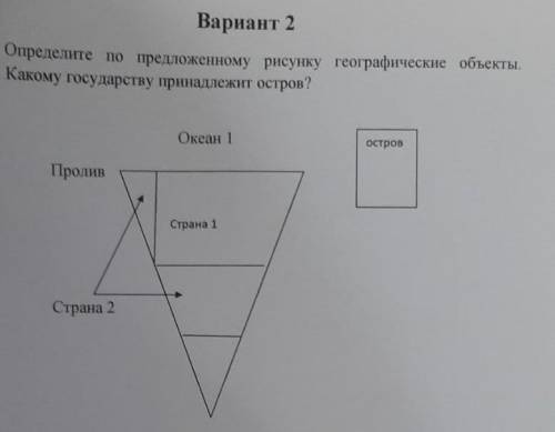 определите по предложенному рисунку географические объекты. какому государству принадлежит остров