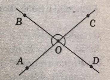Яке з даних тверджень неправильне? * Варианты ответа: 1.∠АОВ=∠СОD 2.Кути ВОС і АОD вертикальні 3.∠АО