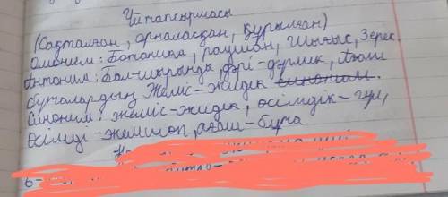 4-тапсырма.Окылым матынынен синоним,антоним,омоним создерды тауып жаз