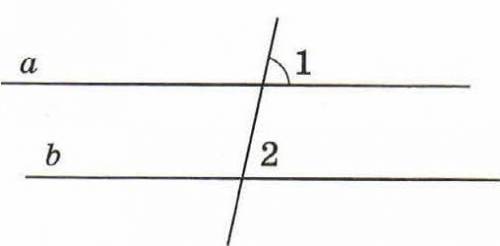 Прямые a и b параллельны, ∠1=78°. Укажите величину угла 2. Выберите один ответ: a. 102 b. 112 c. 78