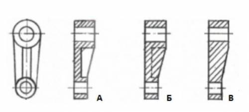 Выберите изображение профильного разреза:•А•Б•В