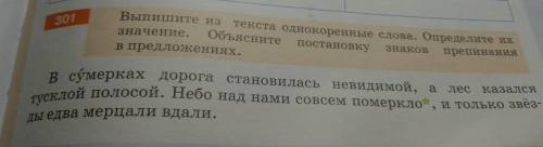 выпишите из текста однокоренные слова определите их значение Объясните постановку знаков препинания