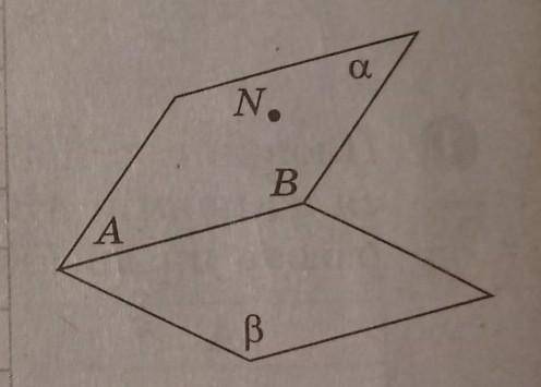 Двогранний кут між площинами a i b дорівнює 45° . Точка N належить площині a . Довжина перпендикуляр