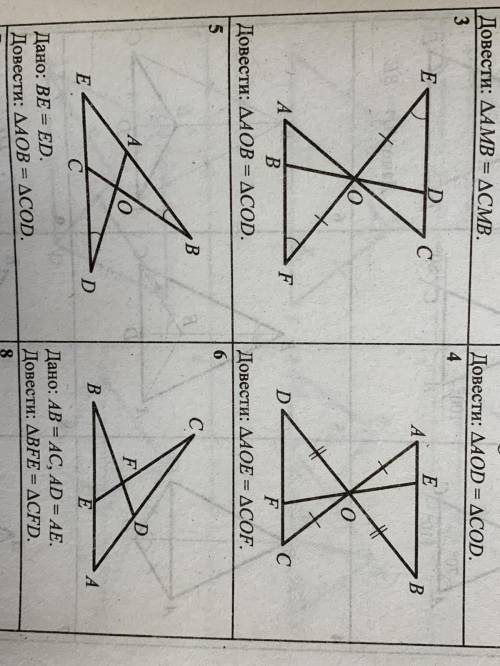 Дано: АВ=АС, АD=AE довести ∆BFE=∆CFD