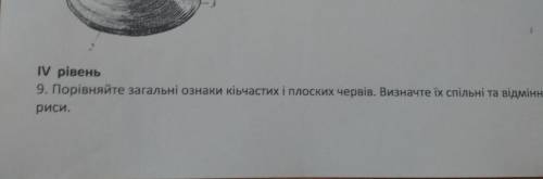 Порвняйте загальні ознаки кільчастий і плоских червів.Визначте їх спільні та відміні риси