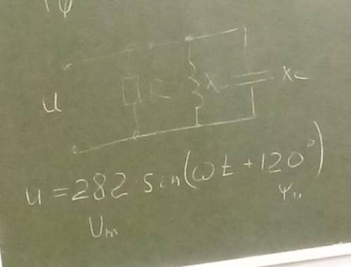 R=40 ом, xL=80 Ом, xc=50Ом, U=200В найти все токи, сопрот, проводимость?