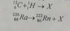 4. Допишите уравнения следующих ядерных реакций и найдите вещество Х