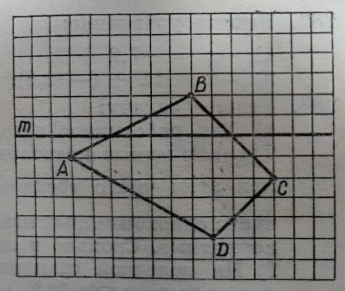 Построить фигуру симметричную относительно прямой м