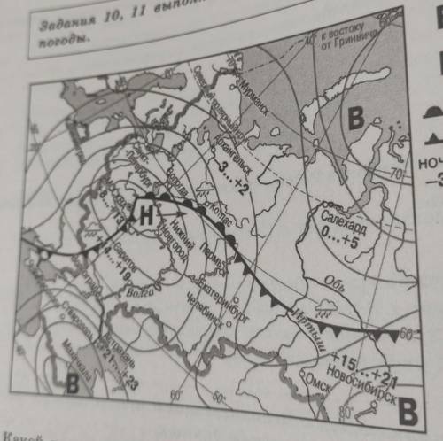 Определить состояние погоды по синотической карте Москва или Симферополь План:•температура воздуха•н