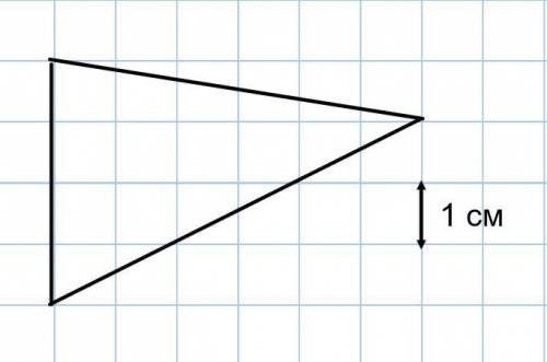 Вычислите площади треугольников изображенных на рисунка