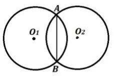( ) Про окружности на рисунке (прикреплено) известно, что они имеют равные радиусы. Докажите, что от