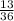 \frac{13}{36}